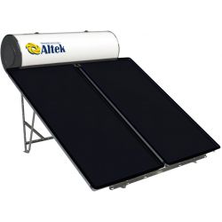 Система солнечного нагрева воды с плоским коллектором и баком Alba 300