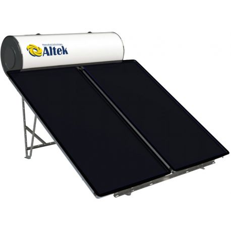 Система солнечного нагрева воды с плоским коллектором и баком Alba 300IP