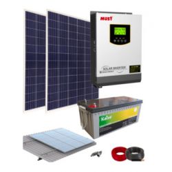 Комплект безперебійного живлення із сонячними панелями 2,4 кВт